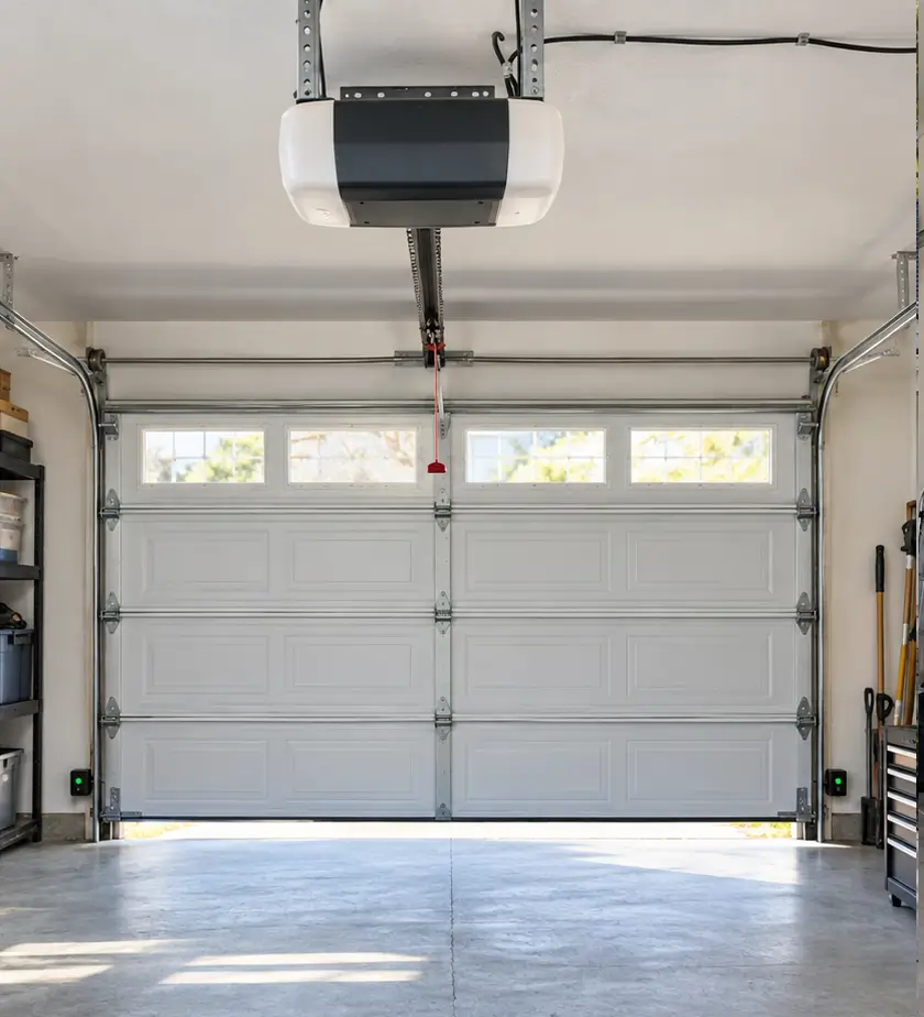 garage door opener after repair