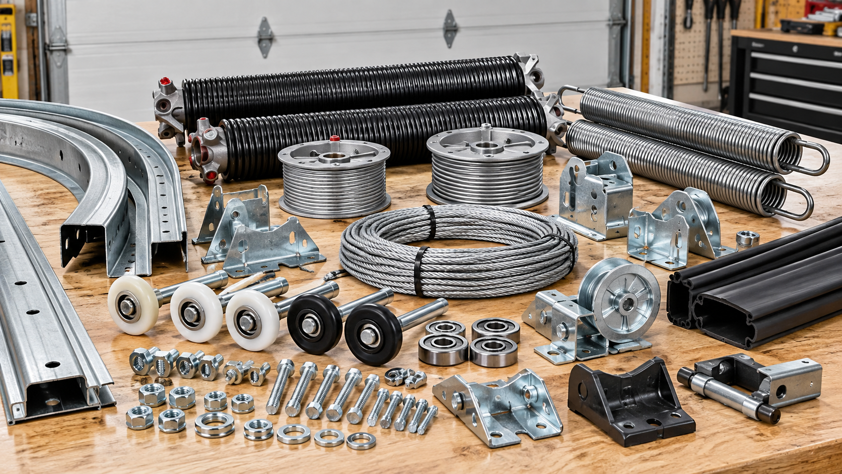 Commercial garage door service for an industrial property in Dickinson Texas