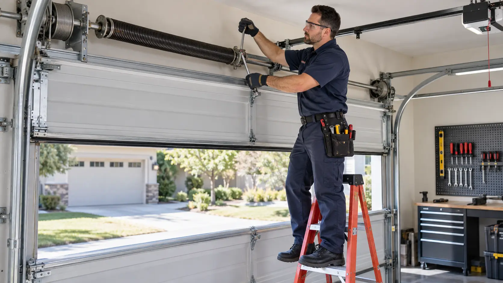 Premium residential garage doors for a Dickinson Texas home